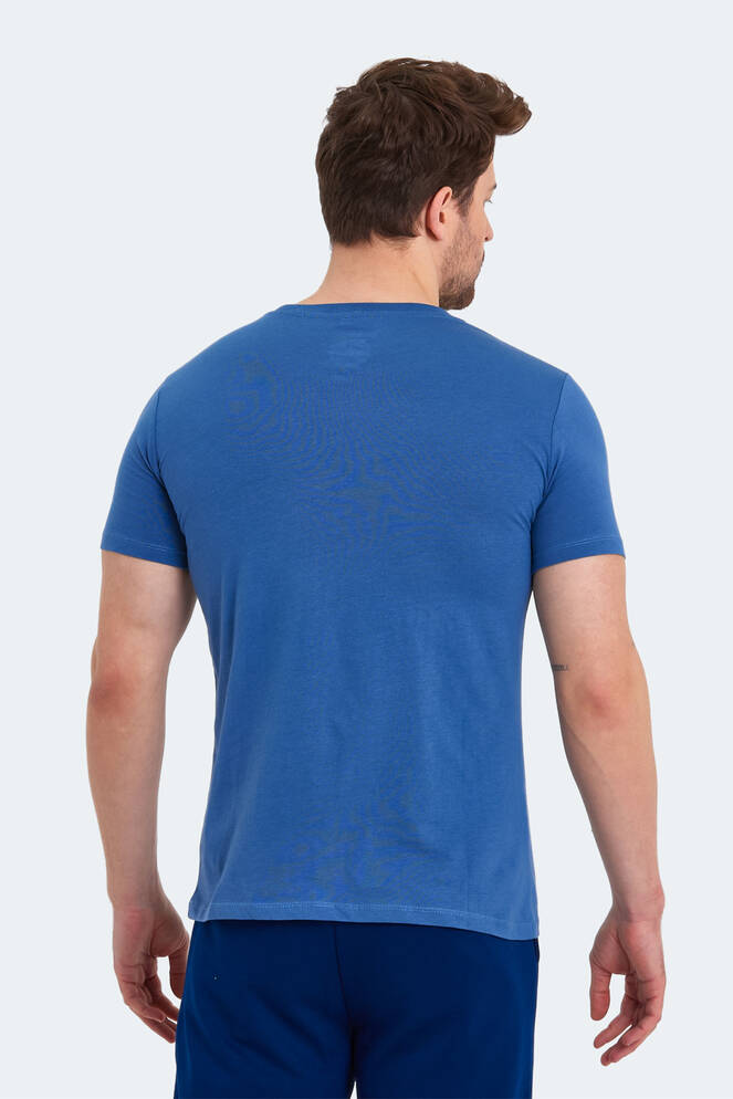 Slazenger KASSIA Erkek Kısa Kollu T-Shirt Indigo