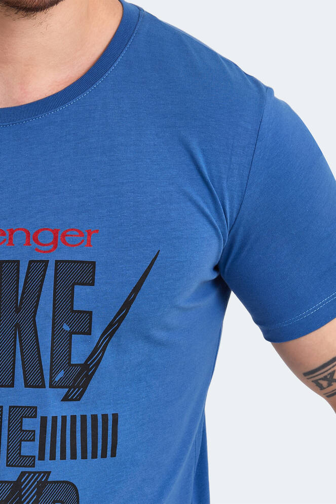 Slazenger KASSIA Erkek Kısa Kollu T-Shirt Indigo