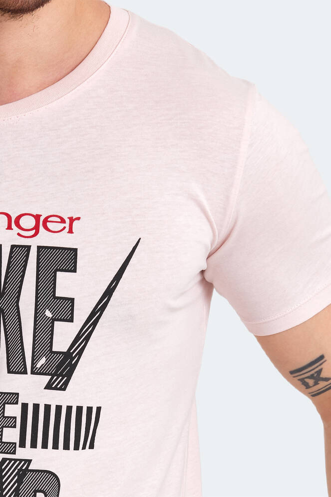 Slazenger KASSIA Erkek Kısa Kollu T-Shirt Pudra