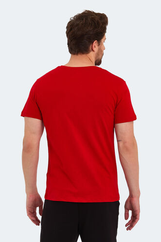 Slazenger KASSIA Men's Short Sleeve T-Shirt Red - Thumbnail