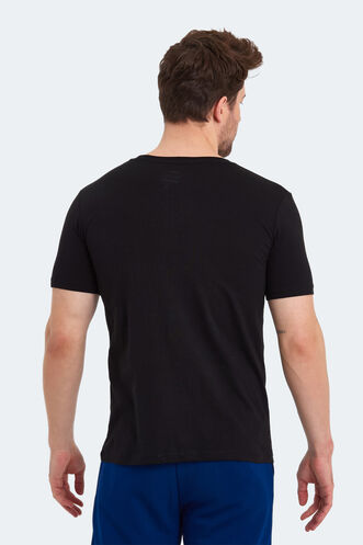 Slazenger KASSIA Men's Short Sleeve T-Shirt Black - Thumbnail