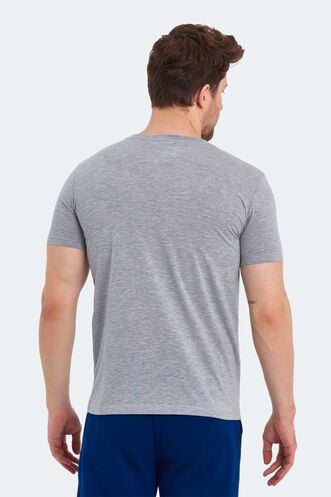 Slazenger KASSIA Men's Short Sleeve T-Shirt Gray - Thumbnail