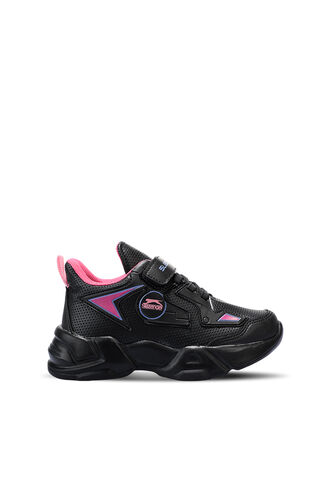 Slazenger - Slazenger KASUMI Sneaker Girls Children's Shoes Black - Fuchsia