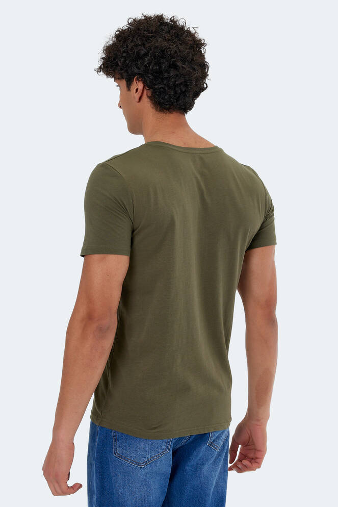 Slazenger KASUR Erkek Kısa Kollu T-Shirt Haki