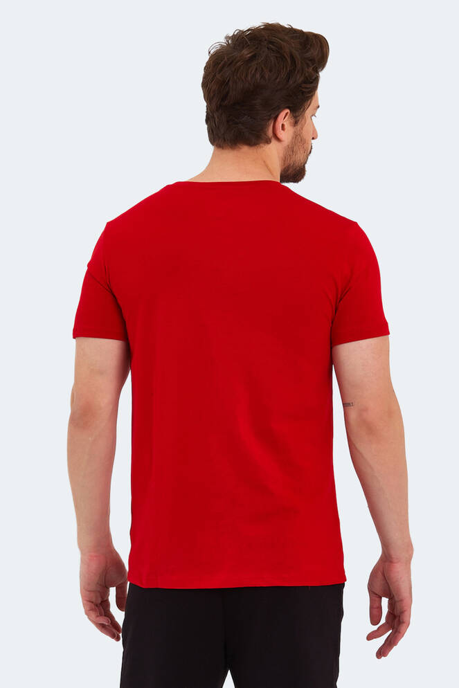 Slazenger MATTRESS Men's Short Sleeve T-Shirt Red