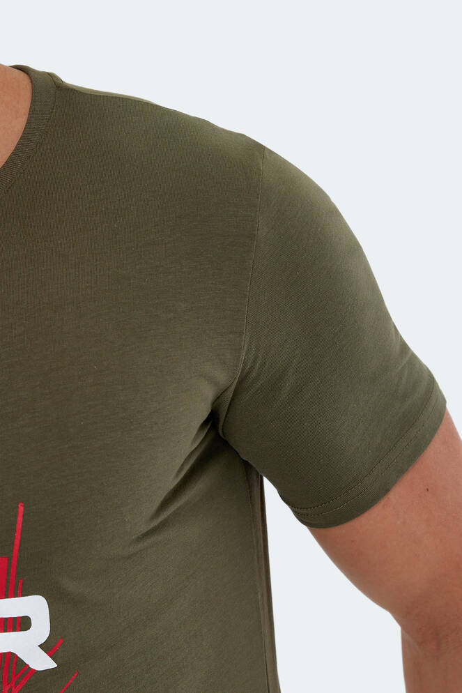 Slazenger MATTRESS Men's Short Sleeve T-Shirt Khaki