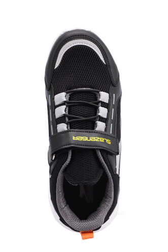 Slazenger KATAYUN Sneaker Boys Shoes Black - Gray - Thumbnail