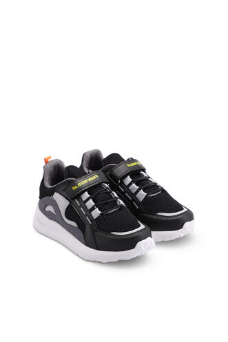 Slazenger KATAYUN Sneaker Boys Shoes Black - Gray - Thumbnail