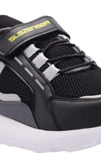 Slazenger KATAYUN Sneaker Boys Shoes Black - Gray - Thumbnail