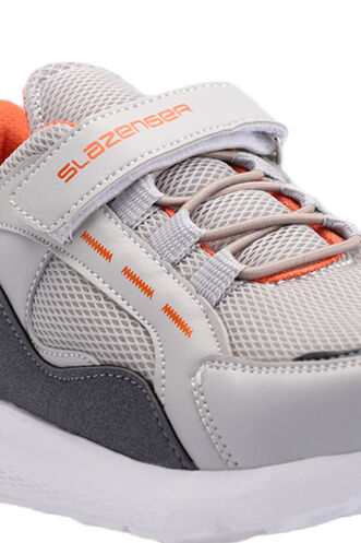 Slazenger KATAYUN Sneaker Boys' Shoes Gray - Orange - Thumbnail