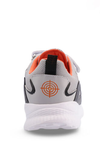 Slazenger KATAYUN Sneaker Boys' Shoes Gray - Orange - Thumbnail