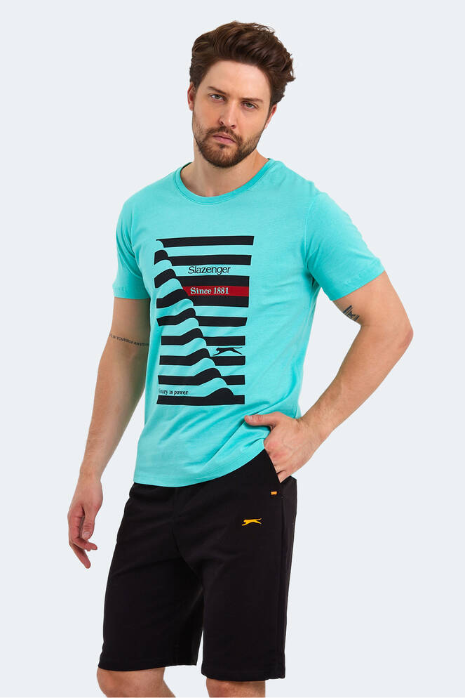 Slazenger KATELL Erkek Kısa Kollu T-Shirt Nane