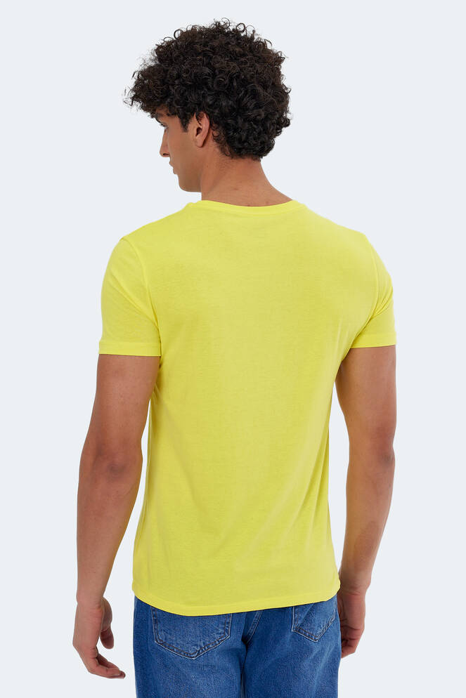 Slazenger KATELL Erkek Kısa Kollu T-Shirt Sarı