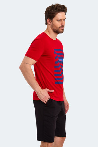 Slazenger KATELL Men's Short Sleeve T-Shirt Red - Thumbnail