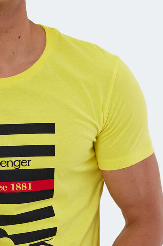 Slazenger KATELL Men's Short Sleeve T-Shirt Yellow - Thumbnail