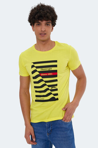 Slazenger KATELL Men's Short Sleeve T-Shirt Yellow - Thumbnail