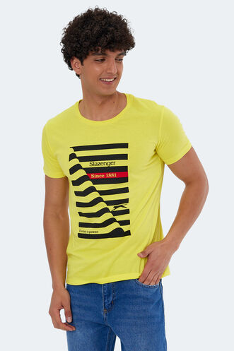 Slazenger KATELL Men's Short Sleeve T-Shirt Yellow - Thumbnail