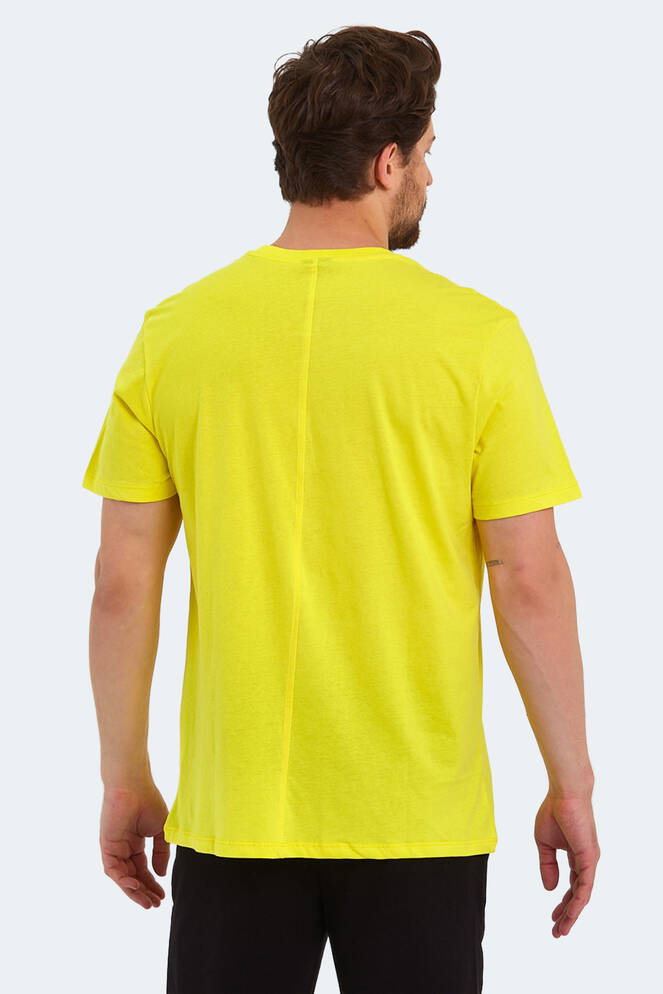 Slazenger KATELL OVER Erkek Kısa Kollu T-Shirt Açık Sarı