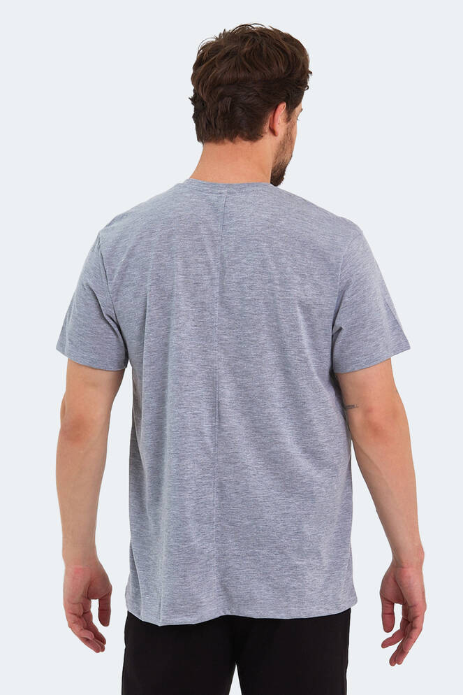 Slazenger KATELL OVER Erkek Kısa Kollu T-Shirt Gri