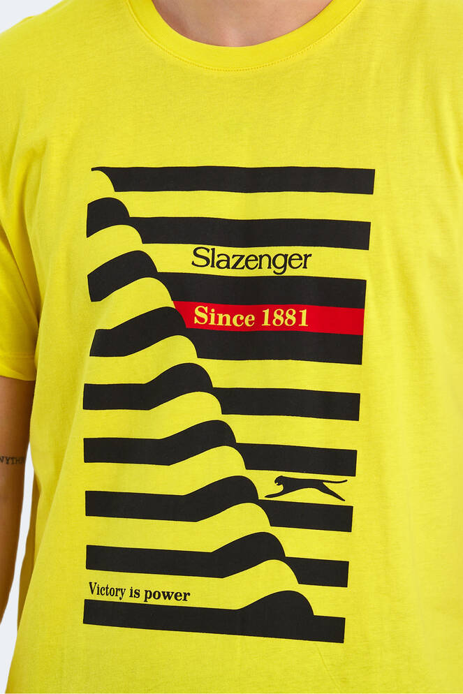 Slazenger KATELL OVER Men's Short Sleeve T-Shirt Light Yellow