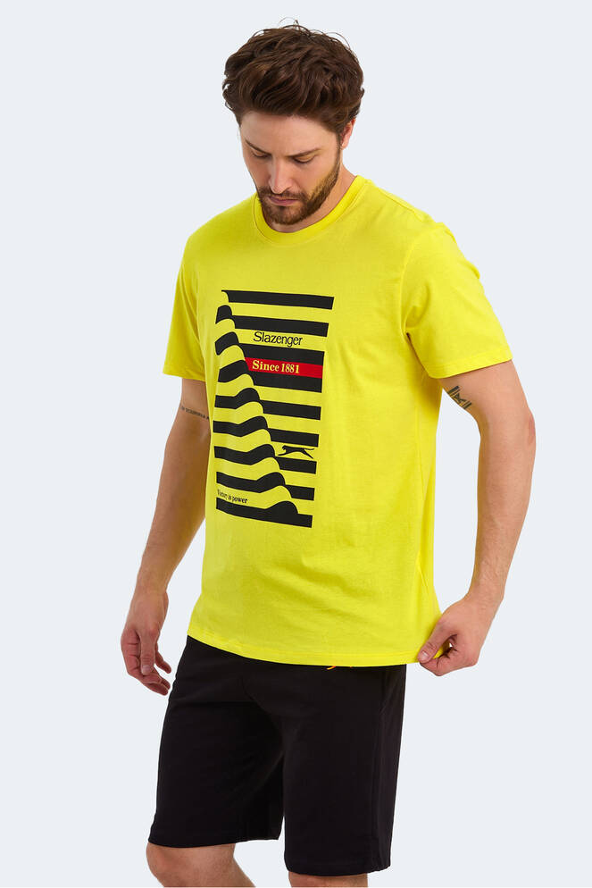 Slazenger KATELL OVER Men's Short Sleeve T-Shirt Light Yellow