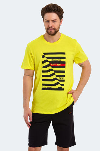 Slazenger KATELL OVER Men's Short Sleeve T-Shirt Light Yellow - Thumbnail