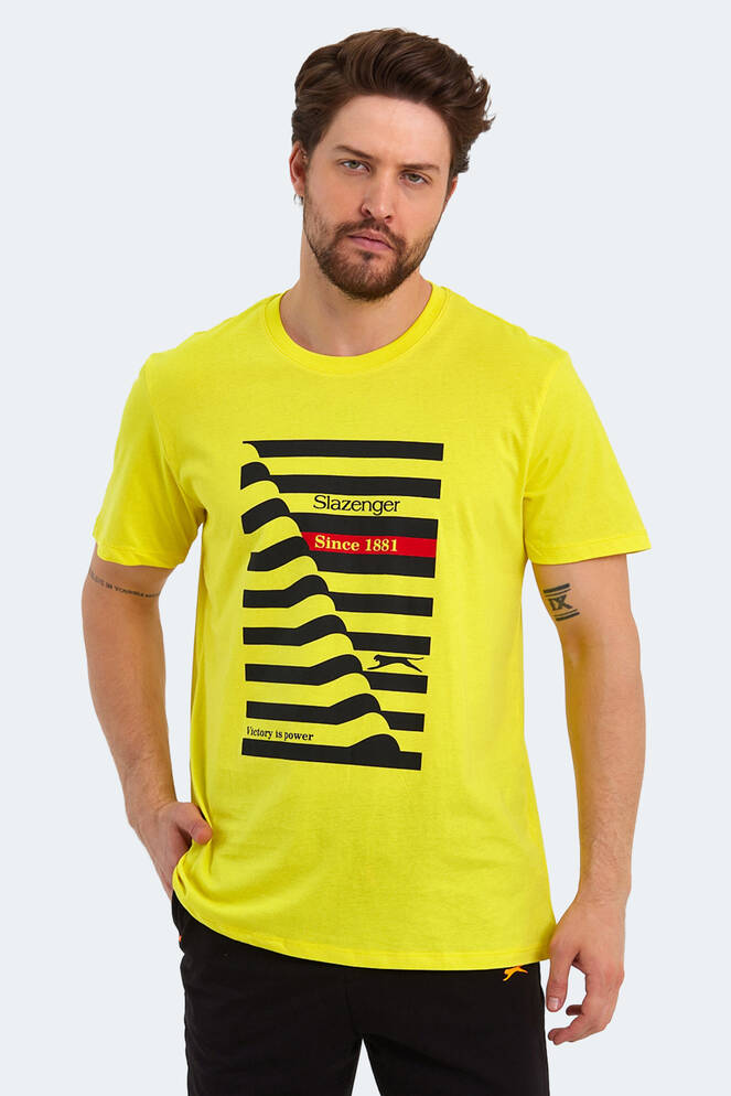 Slazenger KATELL OVER Men's Short Sleeve T-Shirt Light Yellow