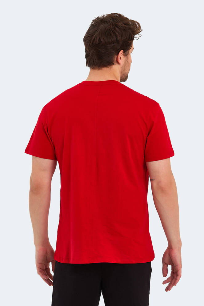 Slazenger KATELL OVER Men's Short Sleeve T-Shirt Red