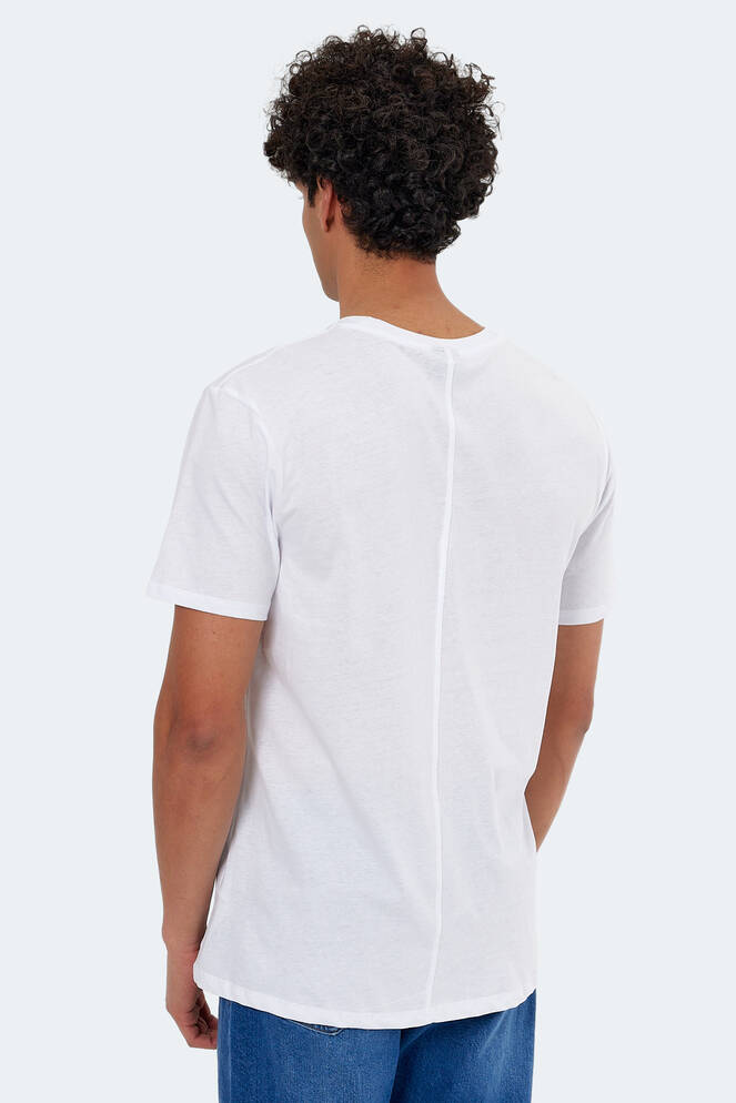 Slazenger KATELL OVER Men's Short Sleeve T-Shirt White