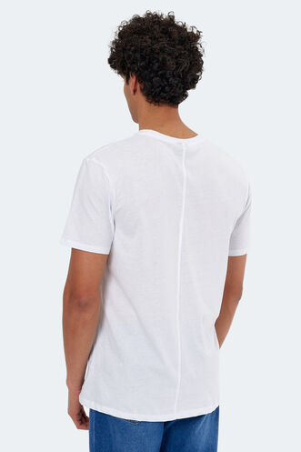 Slazenger KATELL OVER Men's Short Sleeve T-Shirt White - Thumbnail