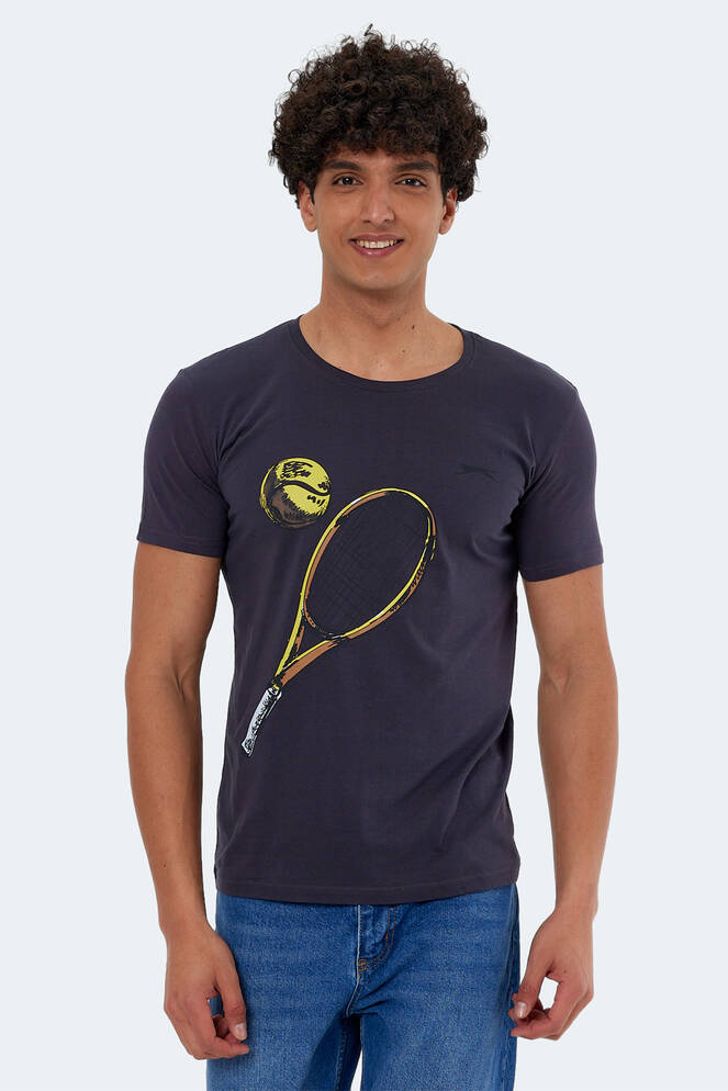 Slazenger KATONS Erkek Kısa Kollu T-Shirt Antrasit