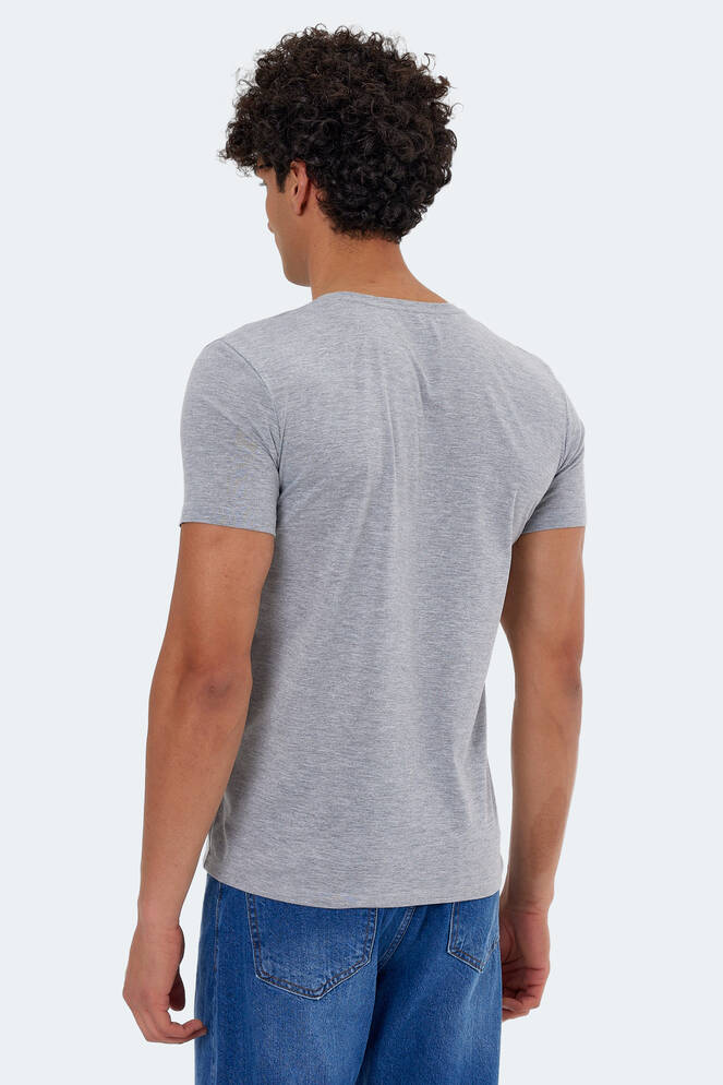 Slazenger KATONS Men's Short Sleeve T-Shirt Gray