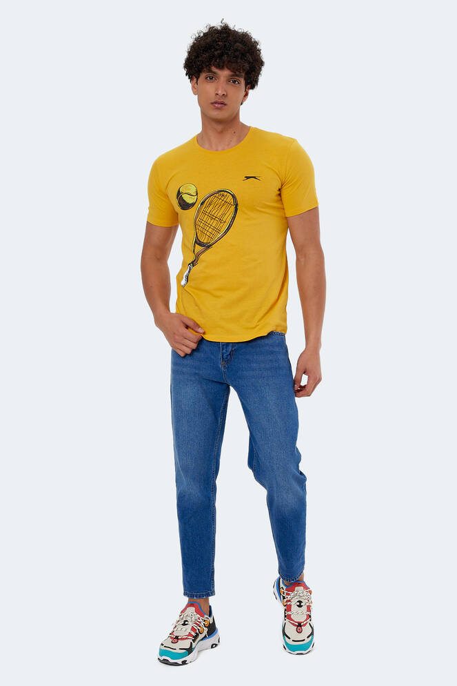 Slazenger KATONS Men's Short Sleeve T-Shirt Mustard