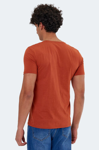 Slazenger KATONS Men's Short Sleeve T-Shirt Terracotta - Thumbnail