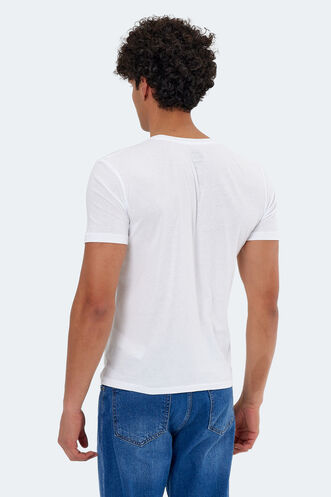 Slazenger KATONS Men's Short Sleeve T-Shirt White - Thumbnail