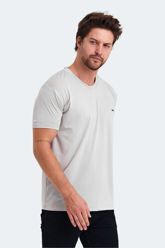 Slazenger KATRIINA Men's T-Shirt Beige - Thumbnail