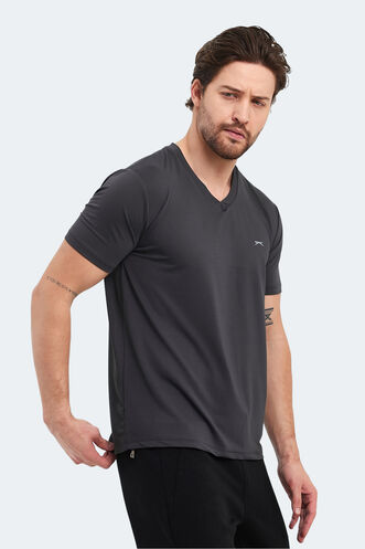 Slazenger KATRIINA Men's T-Shirt Dark Gray - Thumbnail