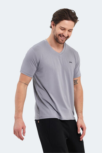 Slazenger KATRIINA Men's T-Shirt Gray - Thumbnail