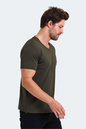 Slazenger KATRIINA Men's T-Shirt Khaki - Thumbnail