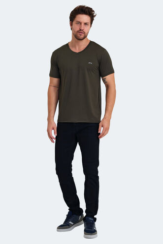 Slazenger KATRIINA Men's T-Shirt Khaki - Thumbnail