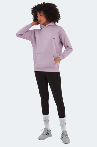 Slazenger KATSU Kadın Sweatshirt Lila - Thumbnail