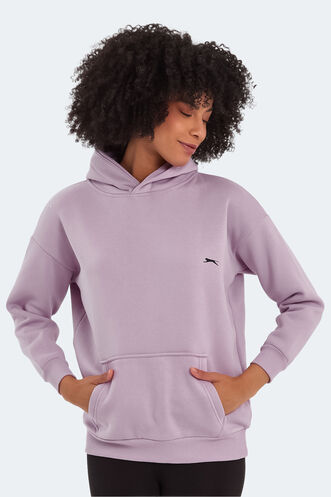 Slazenger KATSU Kadın Sweatshirt Lila - Thumbnail