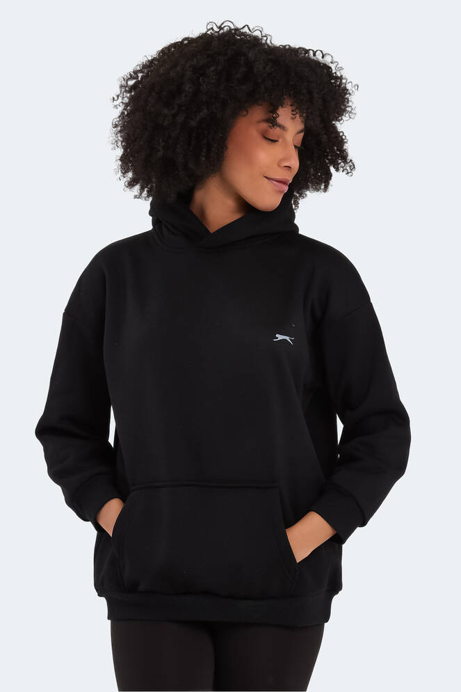 Slazenger KATSU Kadın Sweatshirt Siyah