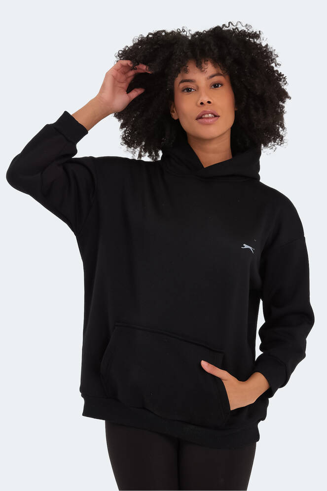 Slazenger KATSU Kadın Sweatshirt Siyah