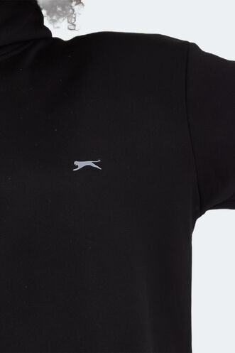 Slazenger KATSU Kadın Sweatshirt Siyah - Thumbnail