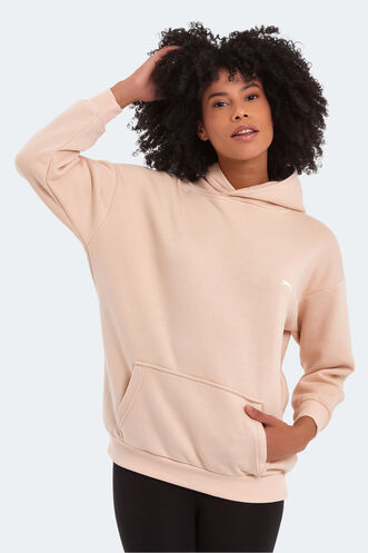 Slazenger KATSU Women's Sweatshirt Beige - Thumbnail