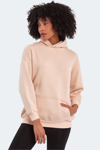 Slazenger KATSU Women's Sweatshirt Beige - Thumbnail