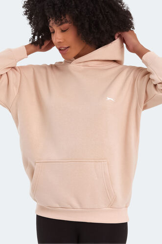 Slazenger KATSU Women's Sweatshirt Beige - Thumbnail