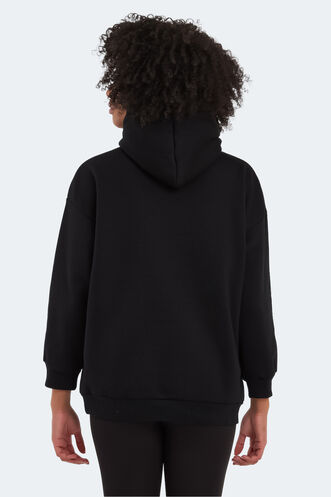 Slazenger KATSU Women's Sweatshirt Black - Thumbnail