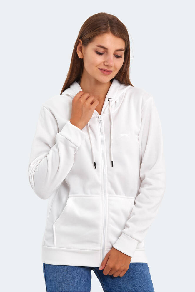 Slazenger KATYA Kadın Sweatshirt Beyaz